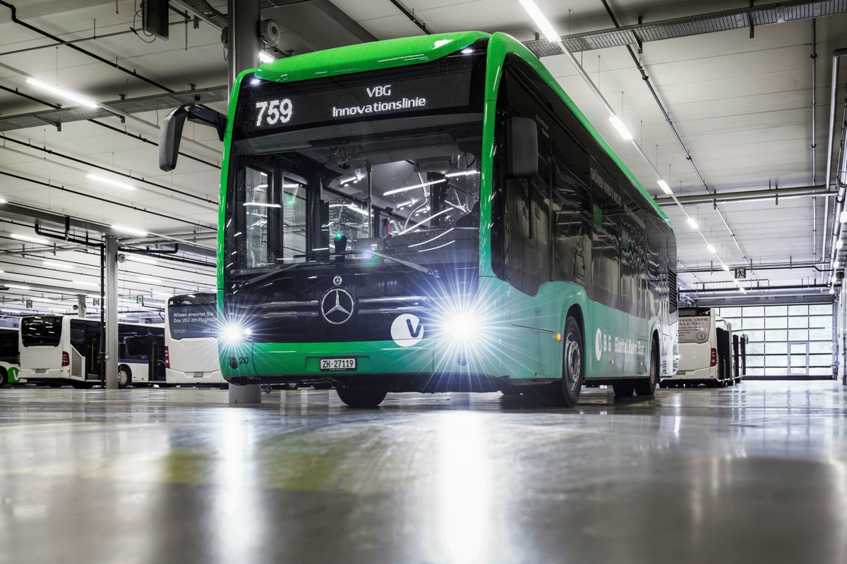 В Швейцарии появился первый Mercedes eCitaro с ультрабыстрой зарядкой ...